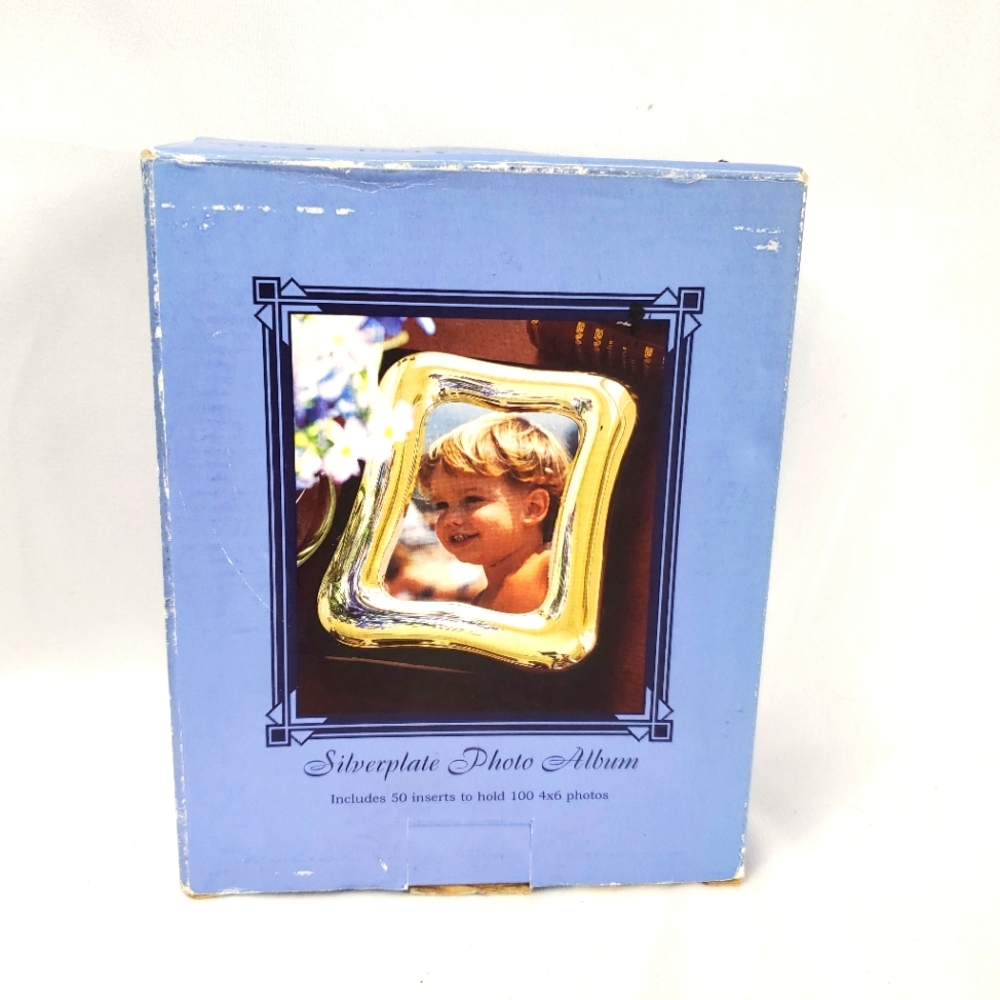 Vintage Heritage Mint LTD Silver-plated Photo Album NIB